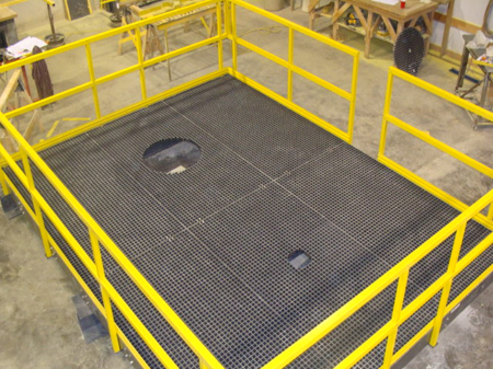 FRP Platforms, Handrails and Ladders